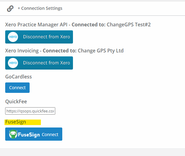 How do I connect FuseSign to manage digital signatures?